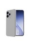 Oppo Reno 15 Compatible Silicone Case - Pastel Color Tone Flexible Cover with Camera Protection - Gray