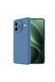 Redmi K80 Pro Compatible Silicone Case - Flexible Cover with Camera Protection in Pastel Color Tone - Navy Blue