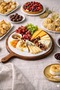 طبق تقديم البيتزا الرخامي المستدير 35 سم - مجموعة SIRÉ Soft Stone