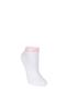 Women's White Rubber Socks with Love Written, 3-Piece Socks - 2