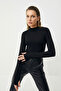 Women's Black Finger Detailed Bodysuit 2-Pack - 3