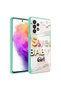 حافظة لهاتف Galaxy A23 مصنوعة من السيليكون الصلب المزخرف مع غطاء إيبوكسي SBT - NO6 - 2