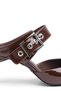 Brown Heeled Shoes Stiletto Heel U Heeled Shoes Patent Leather Shoes - 5