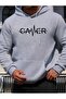 هودي بتصميم بسيط من GAMER مقاس كبير