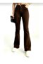 Bitter Brown High Waist Lycra Spanish Jean Trousers - 2