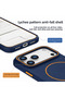 Case 17 Pro Max, TPU Shock-Absorbent Basic Cover, case cover (2025) - (Blue and Orange) - 3