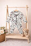 Cow Printed Unisex Baby and Kids Pajama Set