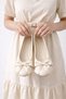 Elegant Women's Daily Ribbon Detailed Round Toe Stylish Ballerinas - 4