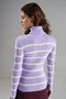 My Fashion Bodycon Striped Ribbed Turtleneck Sweater - 3