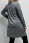 Women's Round Neck Plus Size Tunic Blouse - 4