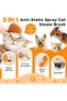 3-in-1 Steamy Cat Brush – Cat & Dog Hair Removal Comb with Water Tank |   Animal Grooming Brush - 2
