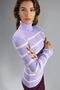 My Fashion Bodycon Striped Ribbed Turtleneck Sweater - 2