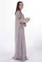 Embroidered kaftan with a belt at the waist, ladies belted kaftan dress - 6