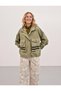 Vintage Gabardine Fabric, Striped Oversize Jacket