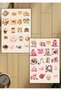 4-Piece Valentine's Day Heart Food Sticker D00021 - 2