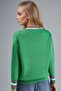 My Fashion V-Neck Striped Knit Sweater - 2