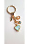 Valentine's Day Gift Luxury Zircon Stone Heart Keychain - 9 cm - 2