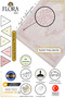 Ayşıl Milyon Acrylic Carpet, 11 mm Pile, Modern Patterned, Long-Lasting and Easy to Clean - 4