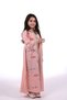 Mom & Daughter Matchy Embroidered Jalabiya Dress - Women's embroidered jalabiya for mother and daughter with a waist belt - 5