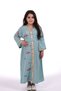 Mom & Daughter Matchy Embroidered Jalabiya Dress - Women's embroidered jalabiya for mother and daughter with a waist belt - 4