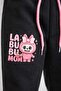 Thick Winter Patterned Lace-Up Girls' Sweatpants - 4