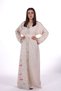Mom & Daughter Matchy Embroidered Jalabiya Dress - Women's embroidered jalabiya for mother and daughter with a waist belt - 3