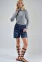 سترة MY FASHION ذات ياقة عالية ونسيج محبب - 5