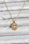 Golden Steel Chain Heart Figured Women's Necklace for Elegant Necks - 2