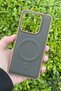 Redmi Note 13 Pro 5g Case Magsafe Carbonfiber Patterned Silicone Cover - 4