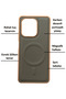 Redmi Note 14 4g Case Magsafe Carbonfiber Patterned Silicone Cover - 6