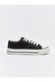 Black Lace-Up Girl's Sports Shoes - 2