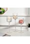 Clear Glass Tea Light Candle Holders Set of 3 for Home, Events & Wedding Decor - 5