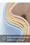 Ankle Cotton Socks for Men & Women No Show Low Cut Running Sports Socks 4 Pairs - 6