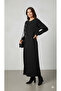 Oversize Wide Fit Bird-Eye Fabric Dress - 2