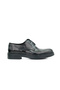 Genuine Leather Black Casual Men's Shoes Rubber Sole - 105