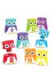 Owls with numbers and shapes - 3