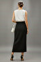 Black High Waist Pencil Skirt Long - 5
