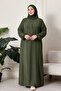 Women's Plus Size Buttoned Mother's Dress - 5