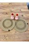 Presentation Plate Mat Jute Placemat American Service Set of 2 - 2