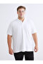 Esvab • Modern & Distinctive Large Size Turn-Down Collar Pique Men's T-Shirt - 3