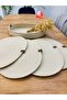 Presentation Plate Mat Jute American Service Oval Plate and Basket Set of 5 - 4