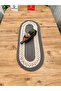 Jute, Wicker, Decorative Tablecloth, Runner 30X80 Cm, American Service, Coffee Table Cover, Bohemian Style