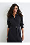 Belted Shirt Dress - 2