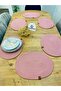 Wicker Jute Presentation Plate Mat American Service Oval Supla Set of 6 - 4