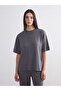 Esvab • Modern & Distinctive Zero Roba Collar Embroidered Loose Fit Women's T-Shirt