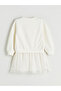Esvab • Modern & Distinctive Zero Roba Collar Stoned Girls' Tutu Dress - 3