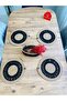 Wicker Jute Presentation Plate Mat Supla American Serving Tray and Basket 5 Pieces - 3