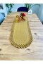 Jute, Wicker, Decorative Tablecloth, Runner 35X100 Cm, American Service, Coffee Table Cover, Bohemian Style