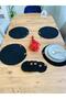 Presentation Plate Mat Jute Coaster American Serving and Cup Mat 8 Pieces - 2