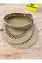Presentation Plate Mat Jute Placemat American Serving and Basket Set 3 Pieces - 4